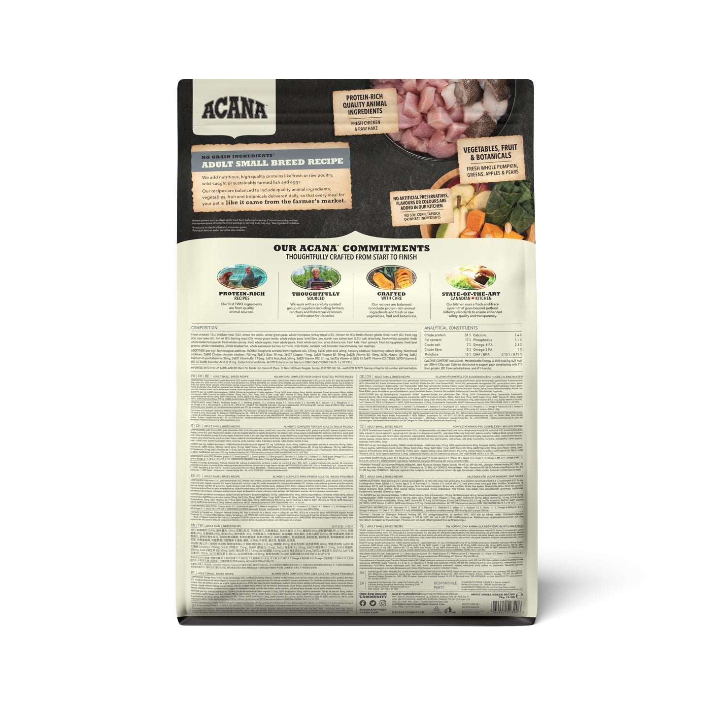 ACANA Freeze-Dried Coated Adult Small Breed Dog Food