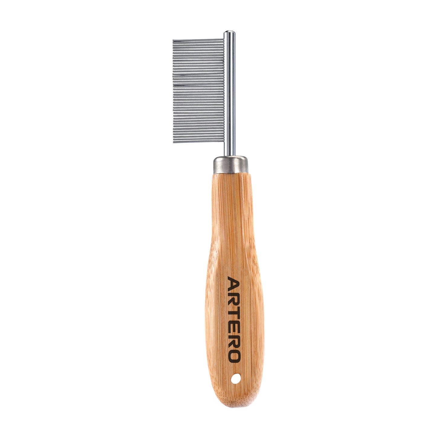 Comb, 20mm Mini-Eye Pin Bamboo Handle