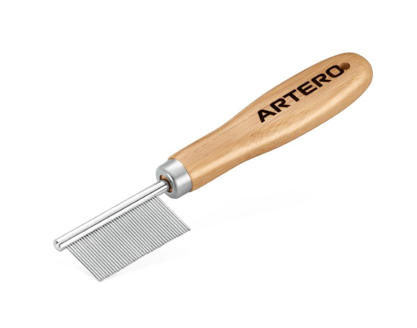 Comb, 20mm Mini-Eye Pin Bamboo Handle