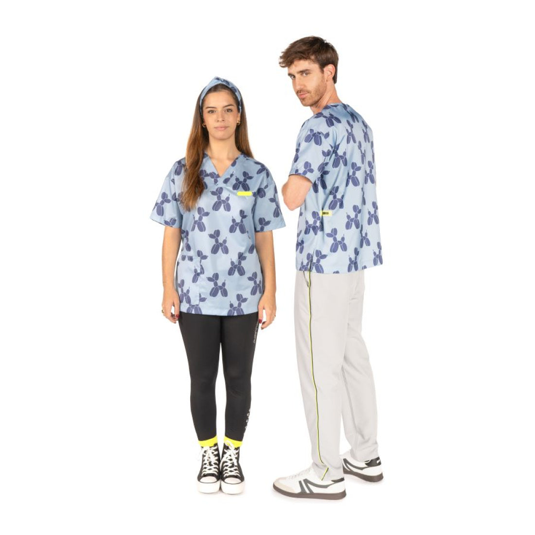 Smock, Denver Poodle Blue (6 Sizes)