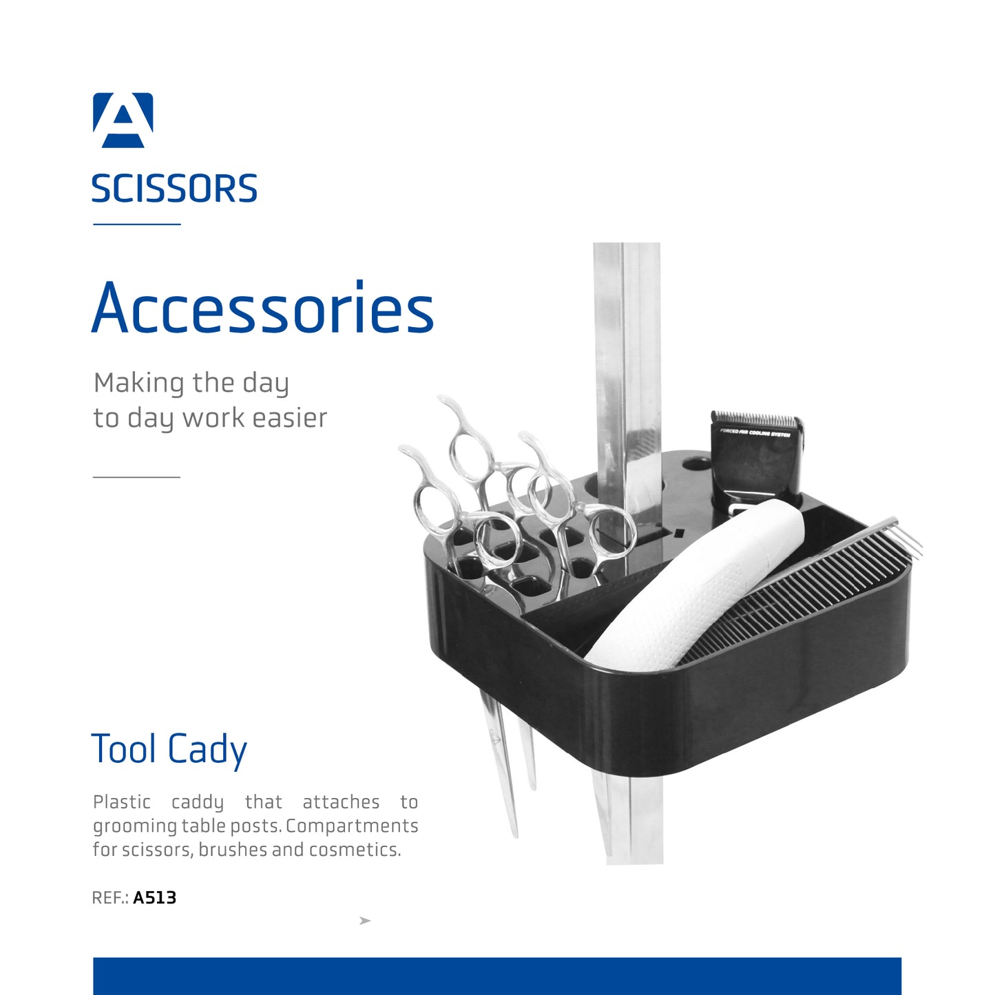 Tool Cady for Grooming Table Arm
