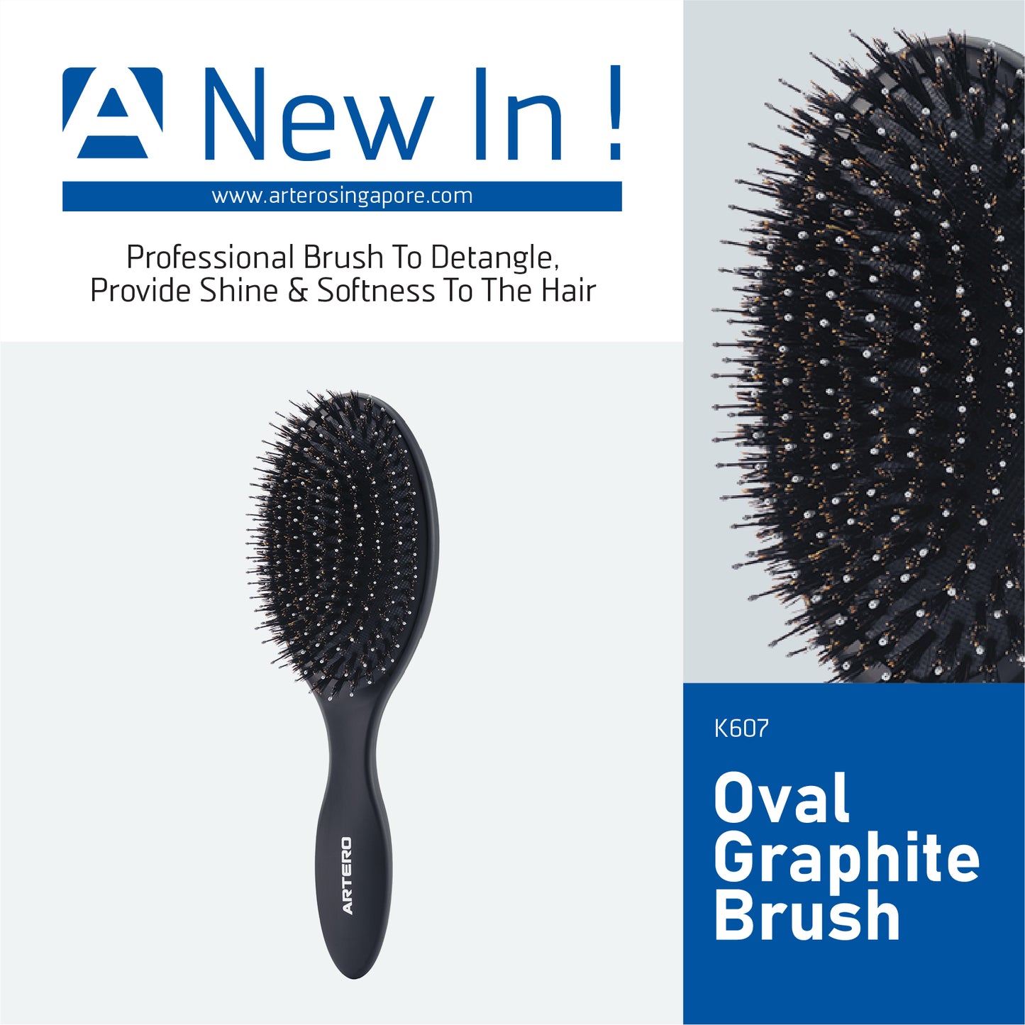 Oval Graphite Brush