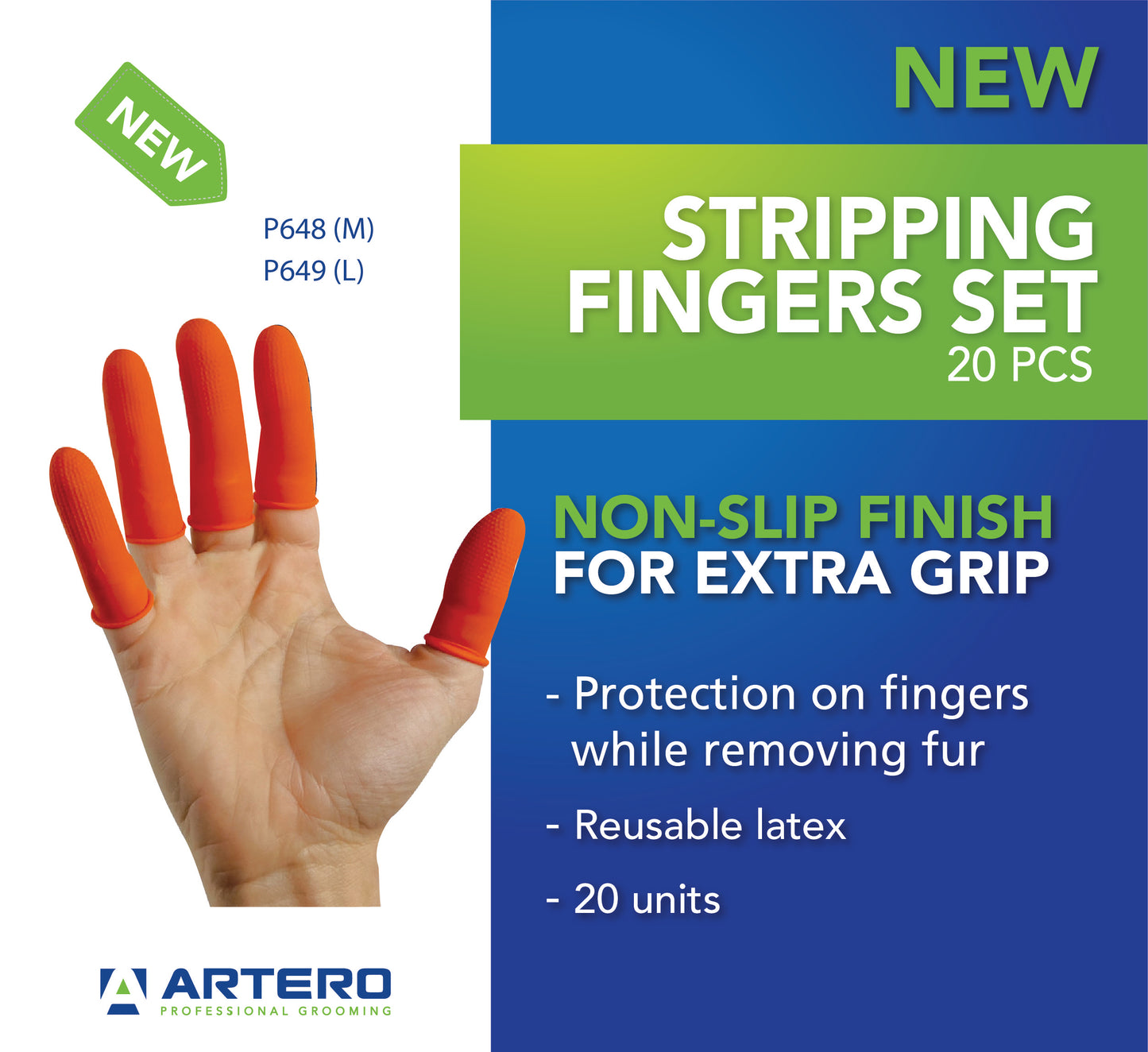 Stripping Finger, Set Of 20