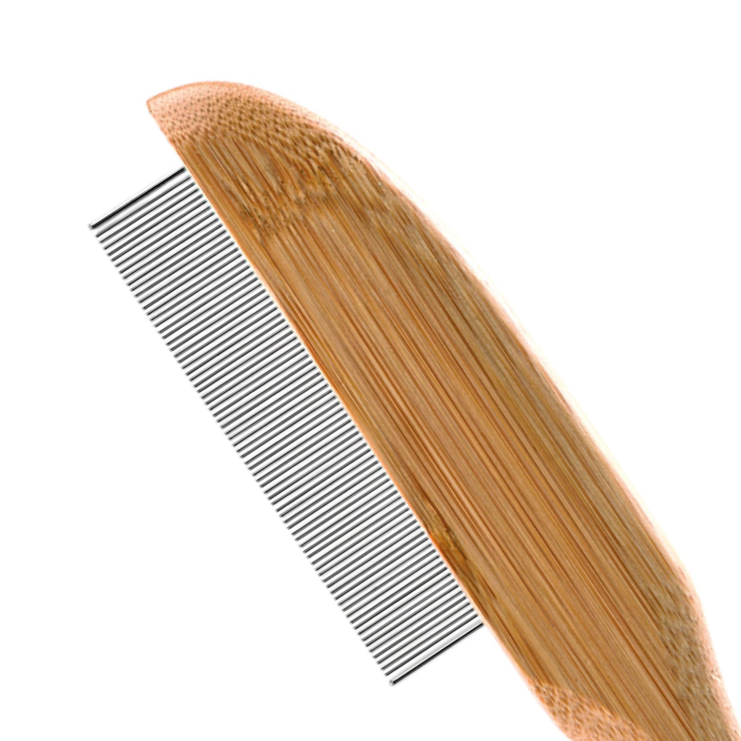Comb, Extra Fine Pin Bamboo Handle