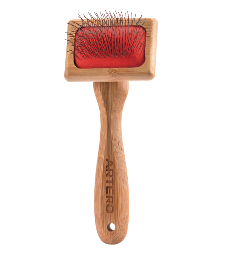 Protected Pin Bamboo Slicker Long Pins NATURE COLLECTION