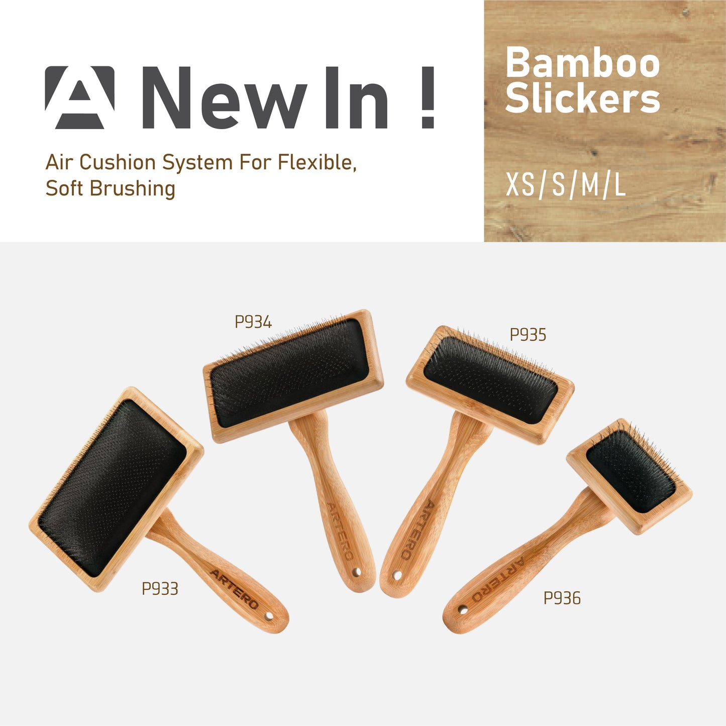 Fine Pin Bamboo Slicker NATURE COLLECTION