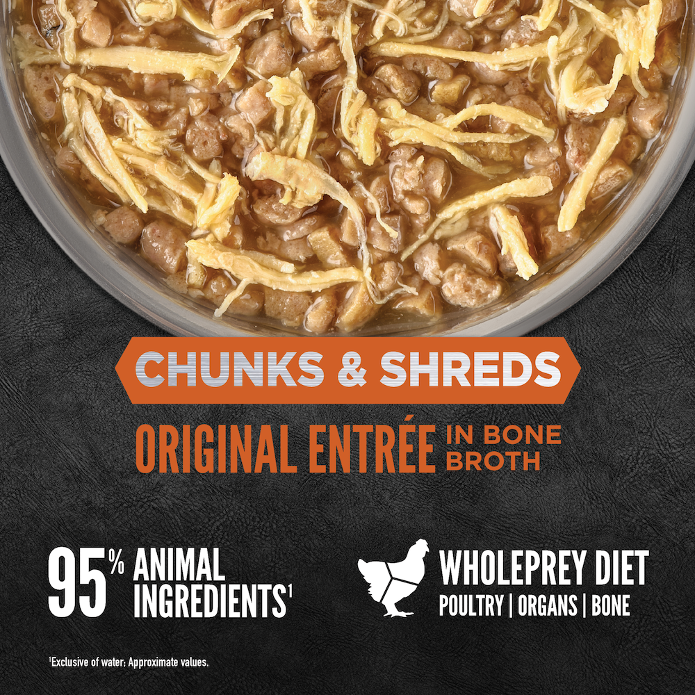 ORIJEN Chunks & Shreds, Original Entrée