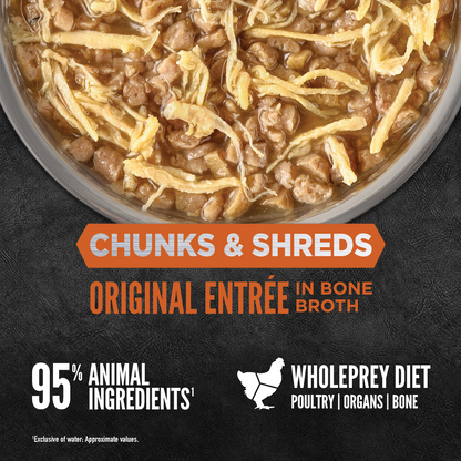 ORIJEN Chunks & Shreds, Original Entrée