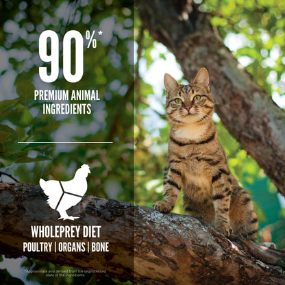 TriplePLAY ORIJEN Freeze-Dried Infused Guardian 8 Cat Food  4.5kg x 3