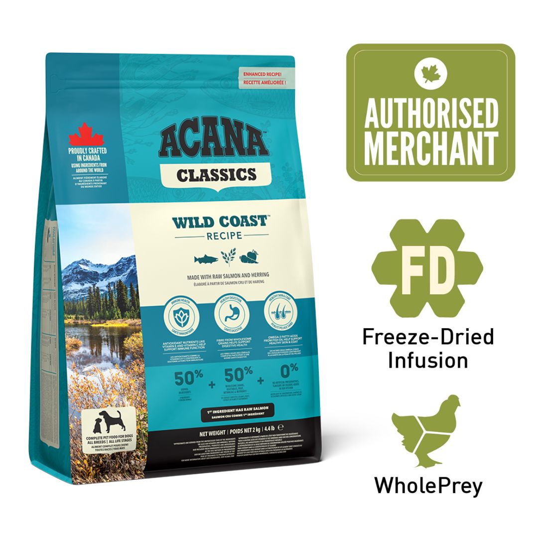 TriplePLAY ACANA Wild Coast Dog Food 2.0kg