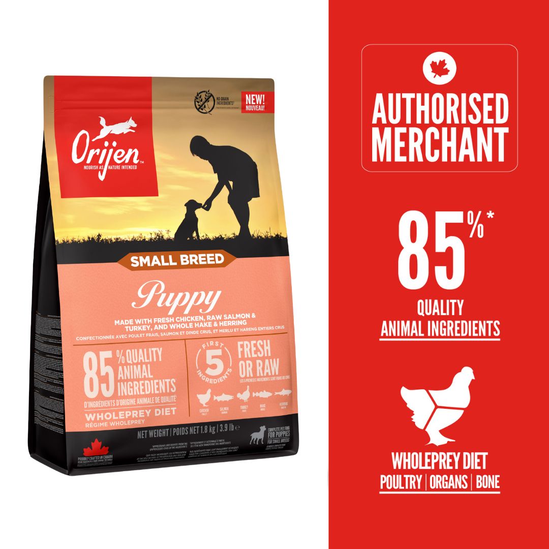 ORIJEN Freeze-Dried Infused Puppy Small Breed Dog Food 1.8kg
