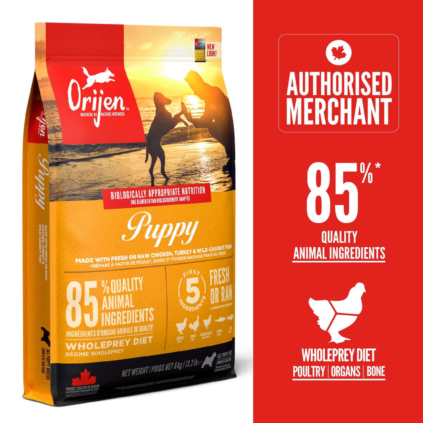 ORIJEN Freeze-Dried Infused Puppy Dog Food