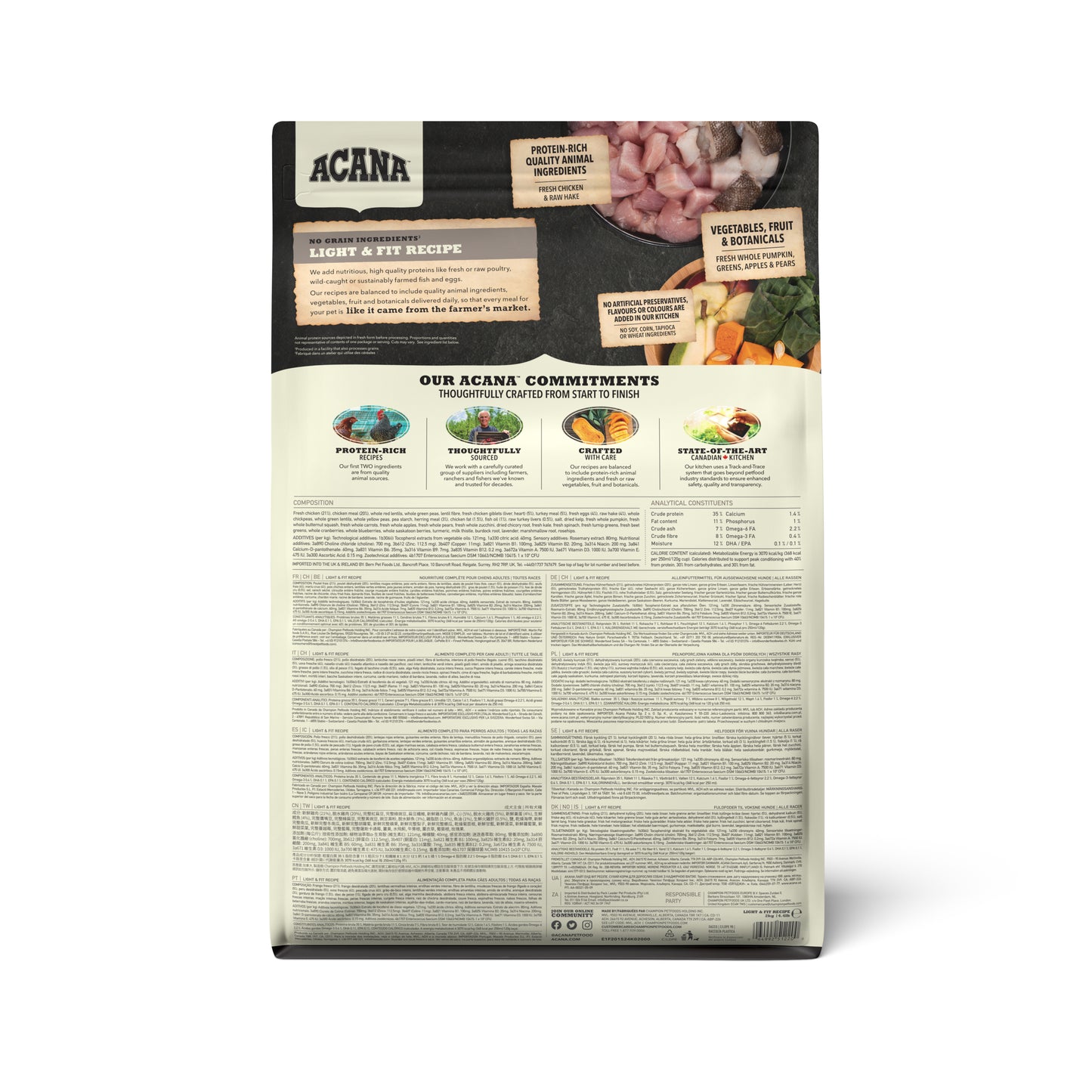 ACANA Freeze-Dried Coated Light & Fit Dog Food
