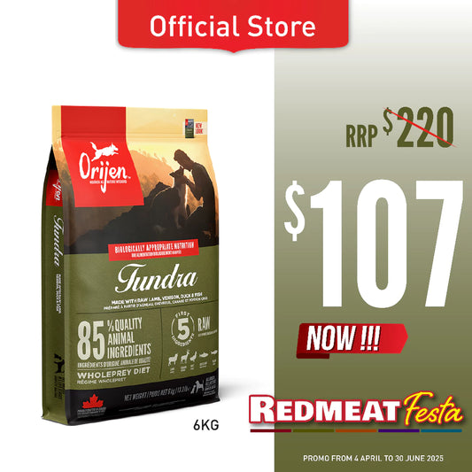ORIJEN Tundra 6 KG Dog Food [RedmeatFESTA]