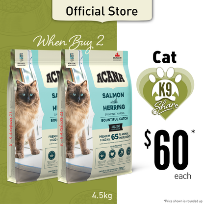 K9SHARE ACANA Bountiful Catch Cat Food