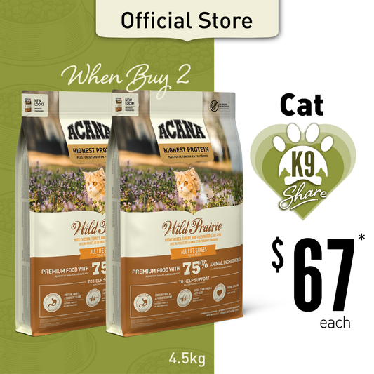 K9SHARE ACANA Wild Prairie Cat Food