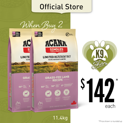 K9SHARE ACANA Grass-Fed Lamb Dog Food