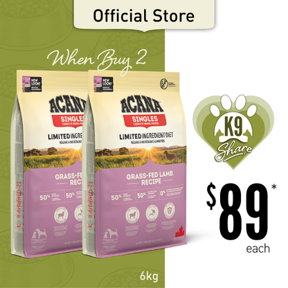 K9SHARE ACANA Grass-Fed Lamb Dog Food