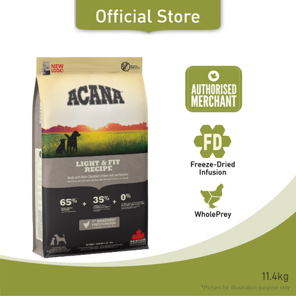 ACANA Freeze-Dried Coated Light & Fit Dog Food