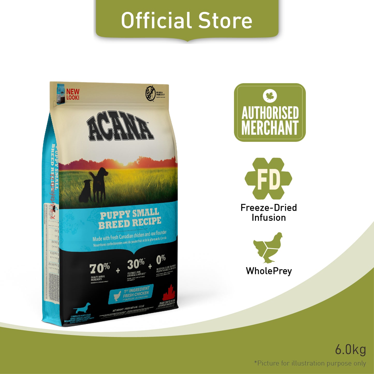 ACANA Freeze-Dried Coated Puppy Small Breed