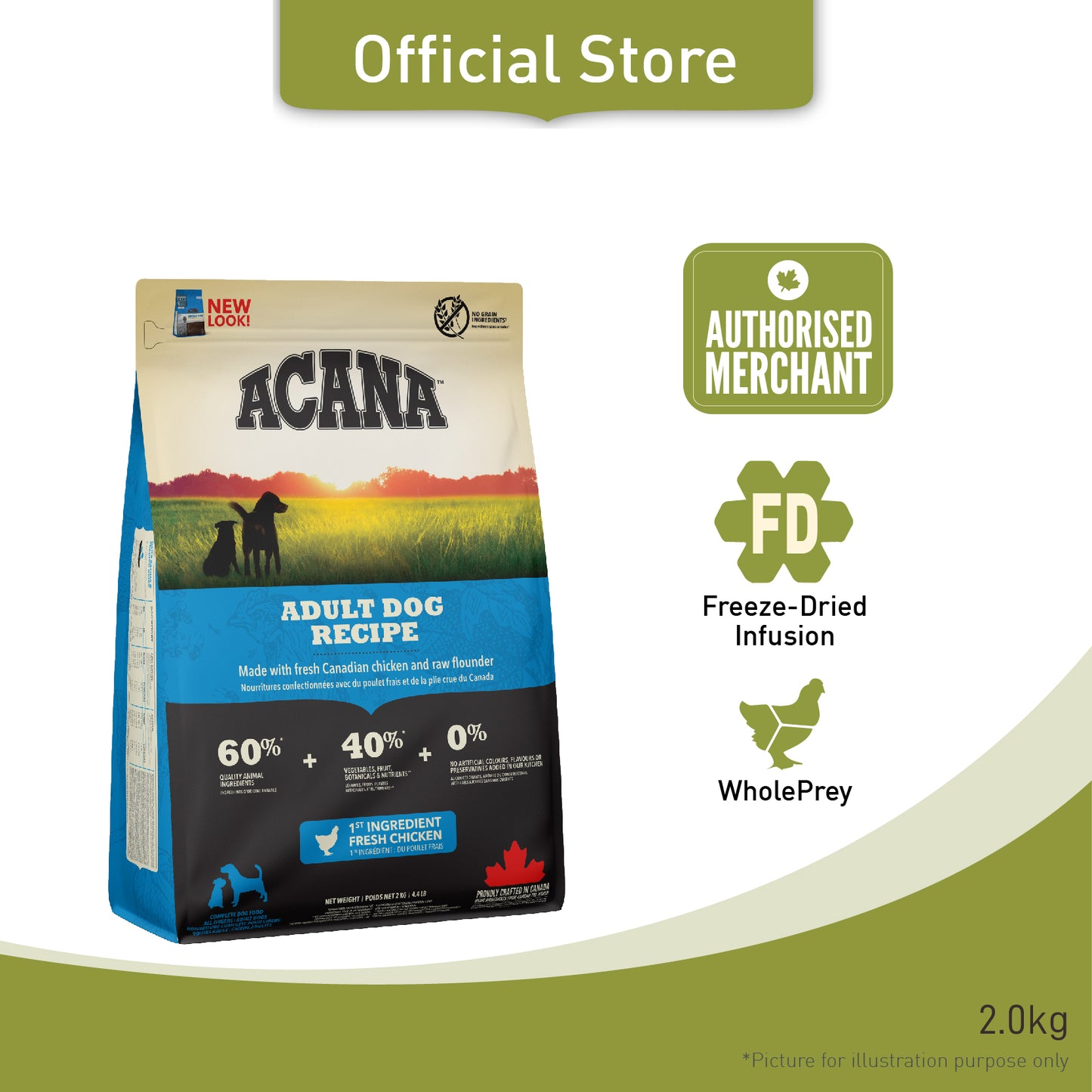 ACANA Freeze-Dried Coated Adult Dog Food