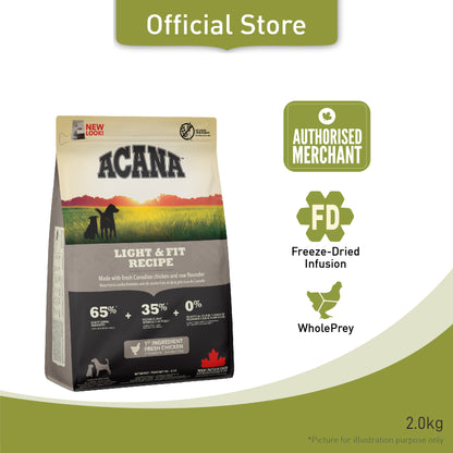 ACANA Freeze-Dried Coated Light & Fit Dog Food