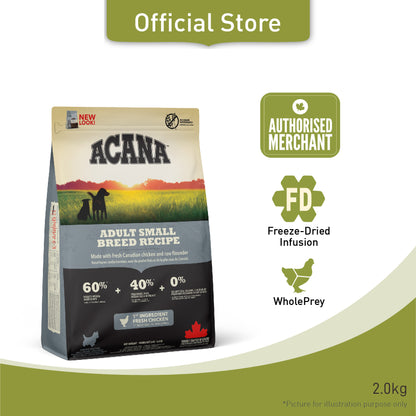 ACANA Freeze-Dried Coated Adult Small Breed Dog Food
