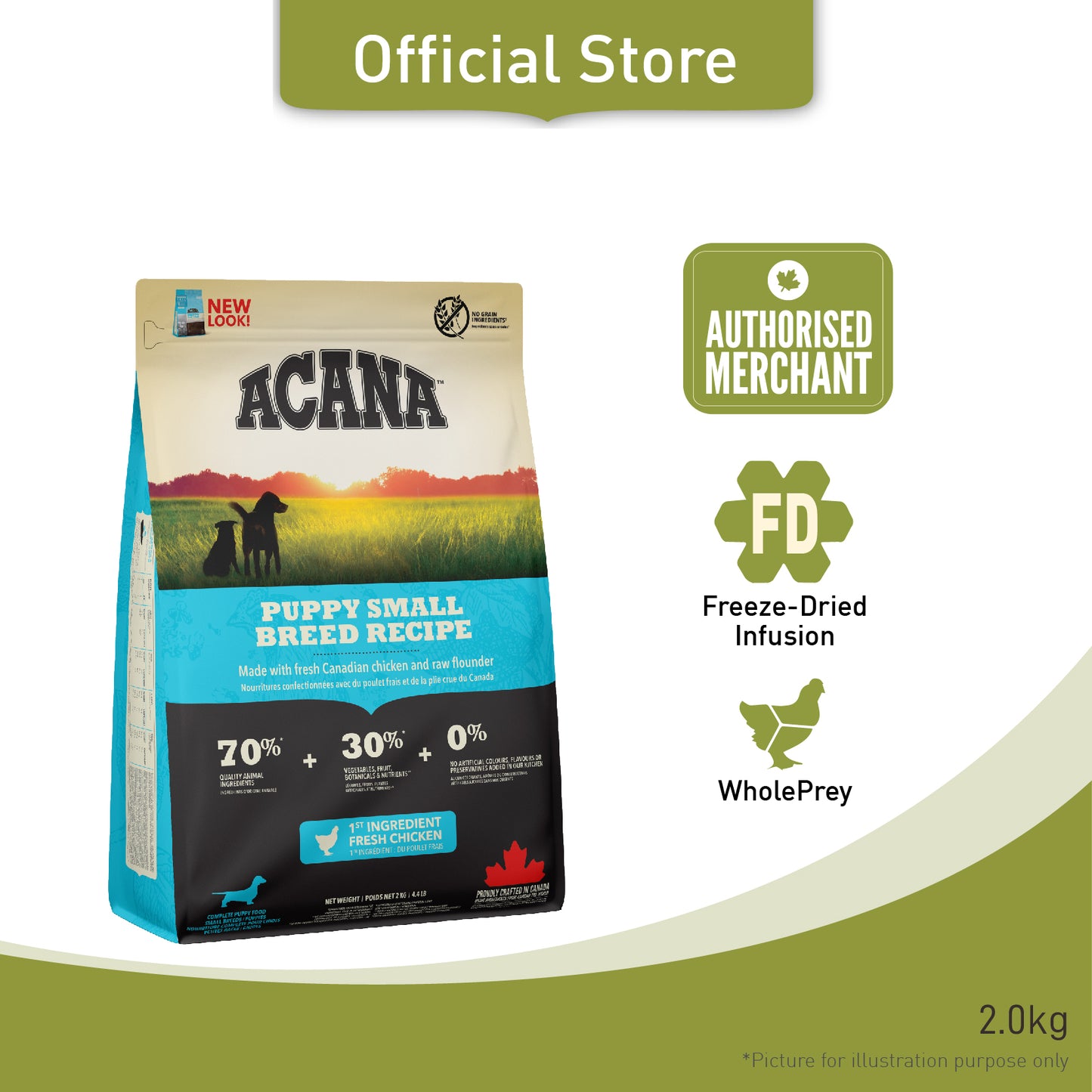 ACANA Freeze-Dried Coated Puppy Small Breed