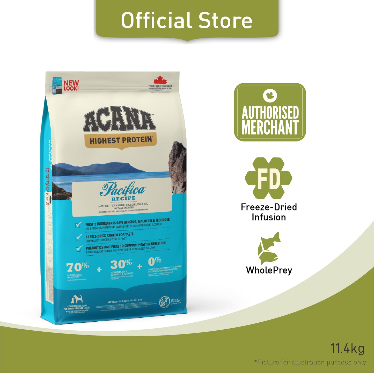 ACANA Freeze-Dried Infused Pacifica Dog Food