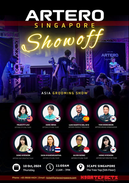 ARTERO SHOWOFF 2024 Grooming Show Ticket