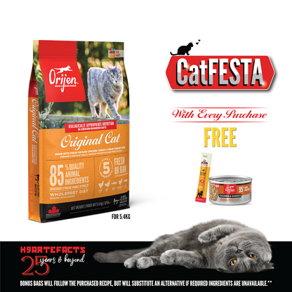 CatFESTA ORIJEN Freeze-Dried Infused Original Cat Food
