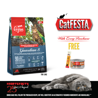 CatFESTA ORIJEN Freeze-Dried Infused Guardian 8 Cat Food