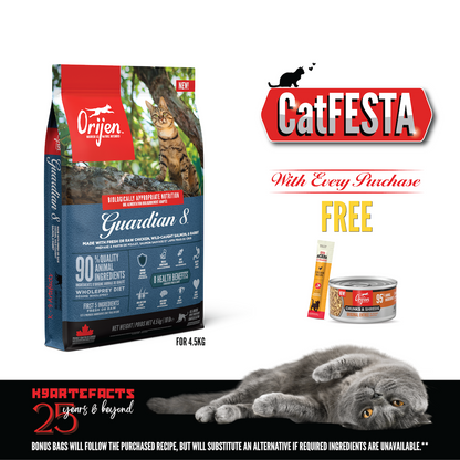 CatFESTA ORIJEN Freeze-Dried Infused Guardian 8 Cat Food