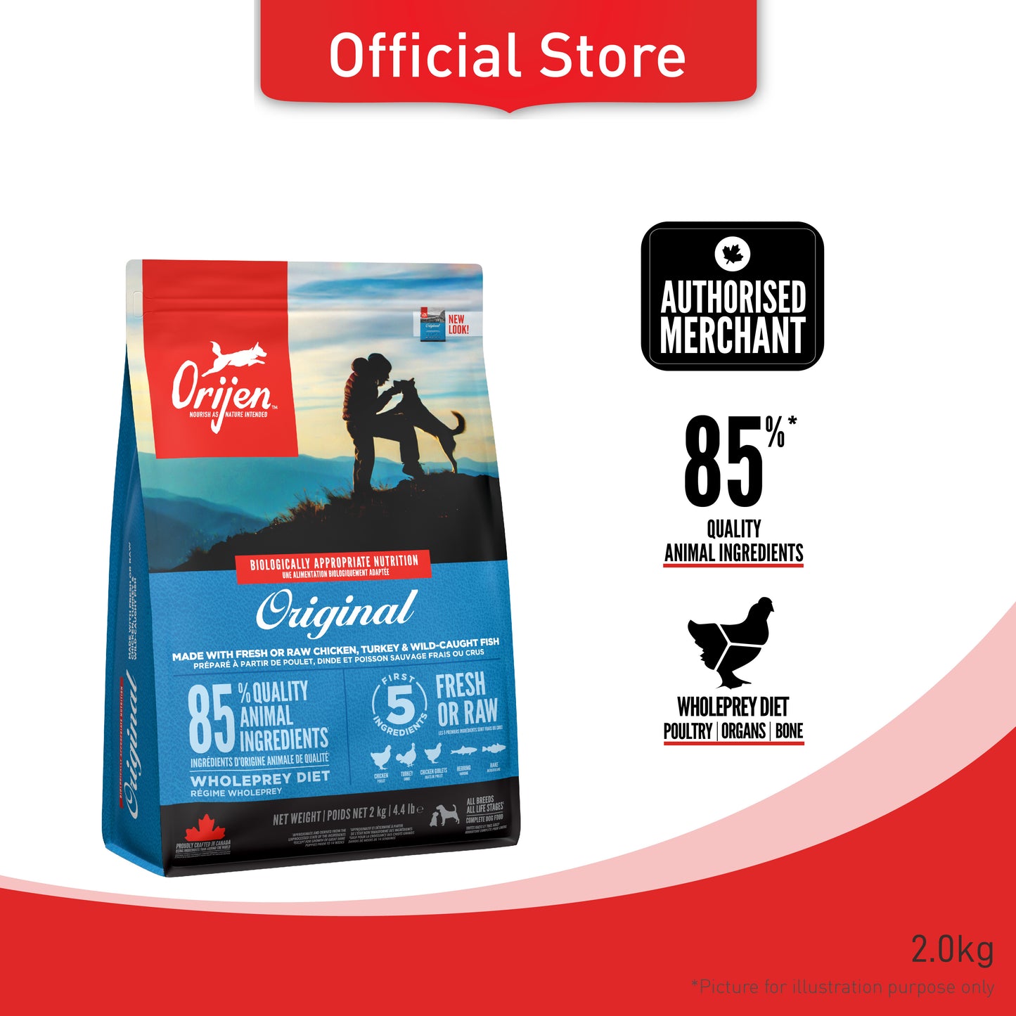 ORIJEN Freeze-Dried Infused Original Dog Food