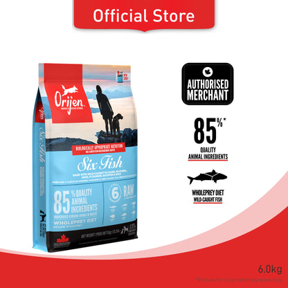 ORIJEN Freeze-Dried Infused Six Fish Dog Food