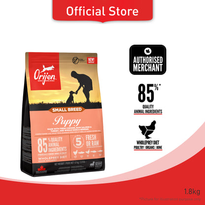 ORIJEN Freeze-Dried Infused Puppy Small Breed Dog Food 1.8kg