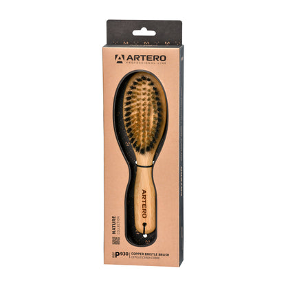 Bamboo Brush, Copper Boar Bristle M