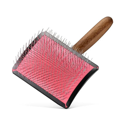 Simba Curved Slicker Brush L Pink Pin