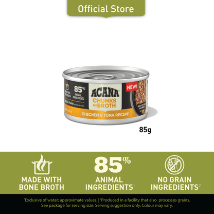 ACANA Chunks in Broth Chicken & Tuna Recipe