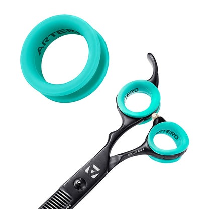 Finger Ring Silicon w/ Logo Turquoise