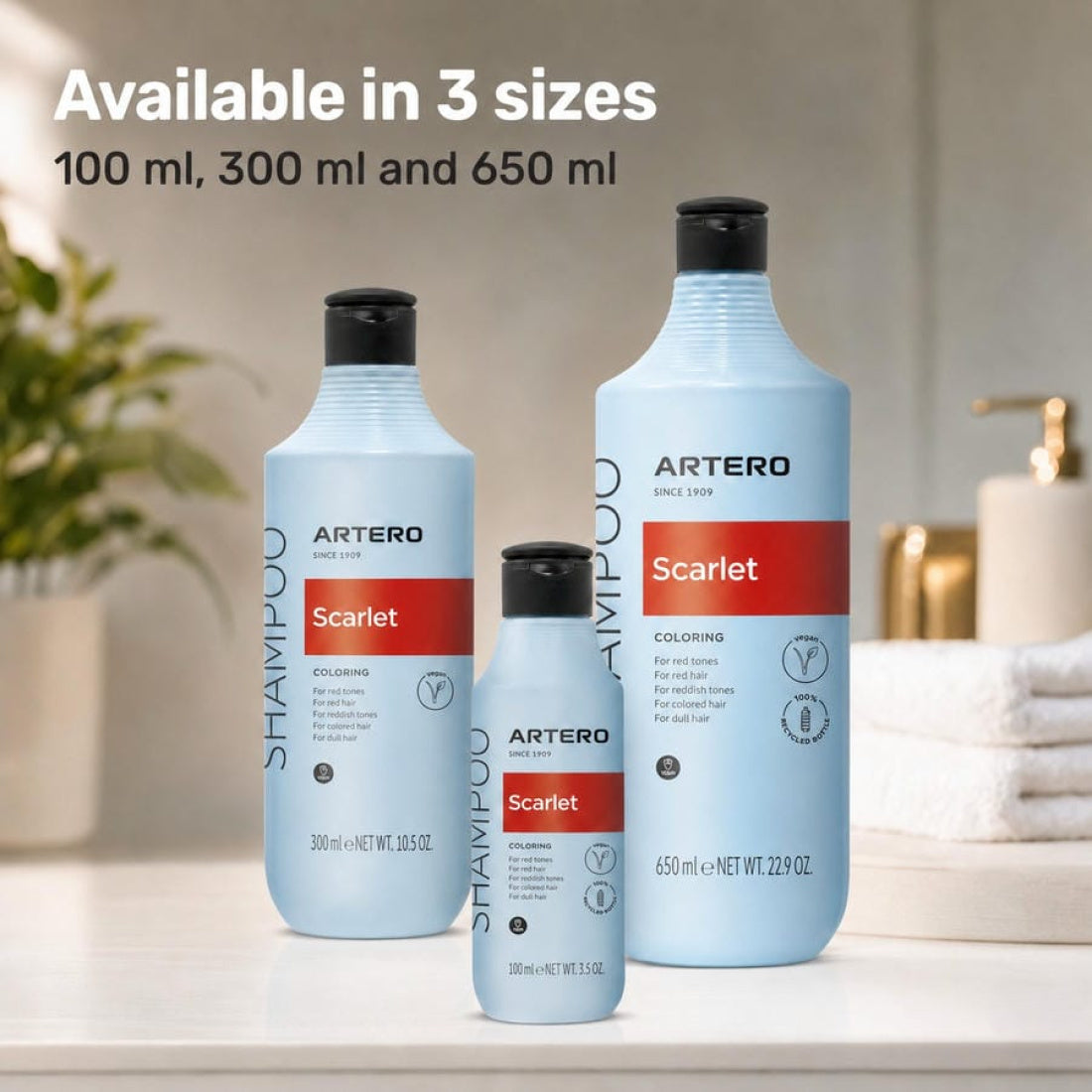 Scarlet Red Shampoo (3Sizes)