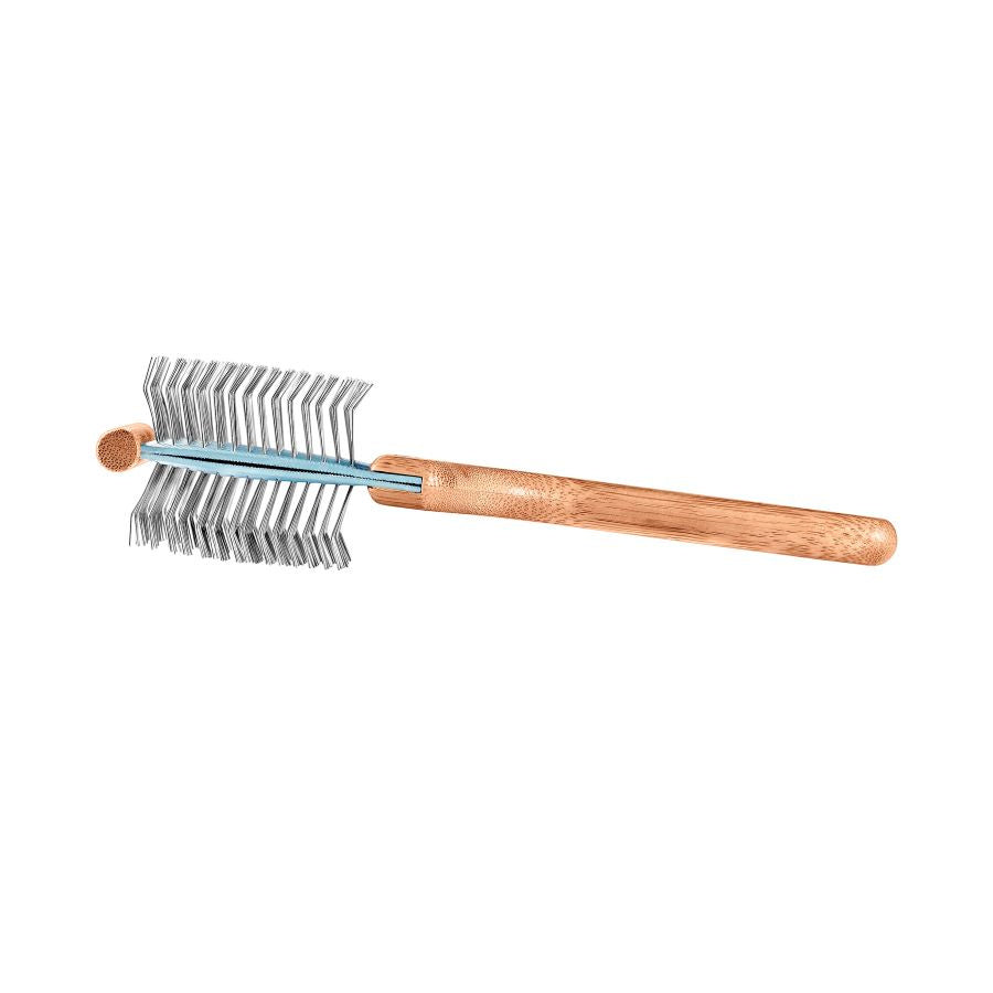 Candure Spazzola per Cani, Pettine Gatti per Pelo Acciaio Inossidabile 11+6 Doppia Faccia Candure Spazzola per Cani, Pettine Gatti per Pelo Acciaio Inossidabile 11+6 Doppia Faccia