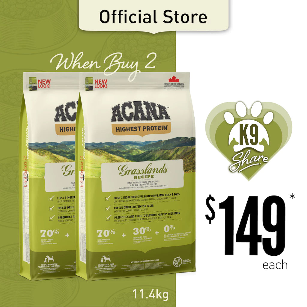 K9SHARE ACANA Freeze-Dried Infused Grasslands Dog