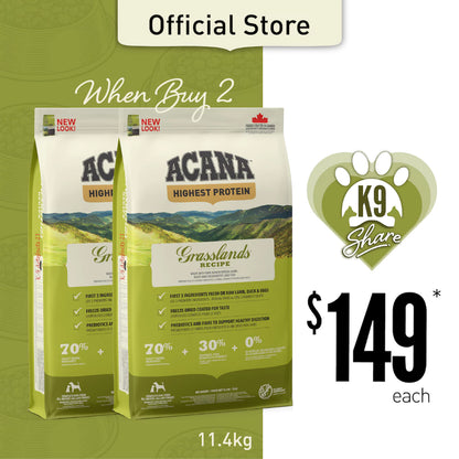K9SHARE ACANA Freeze-Dried Infused Grasslands Dog