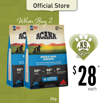 K9SHARE ACANA Freeze-Dried Coated Adult Dog Food