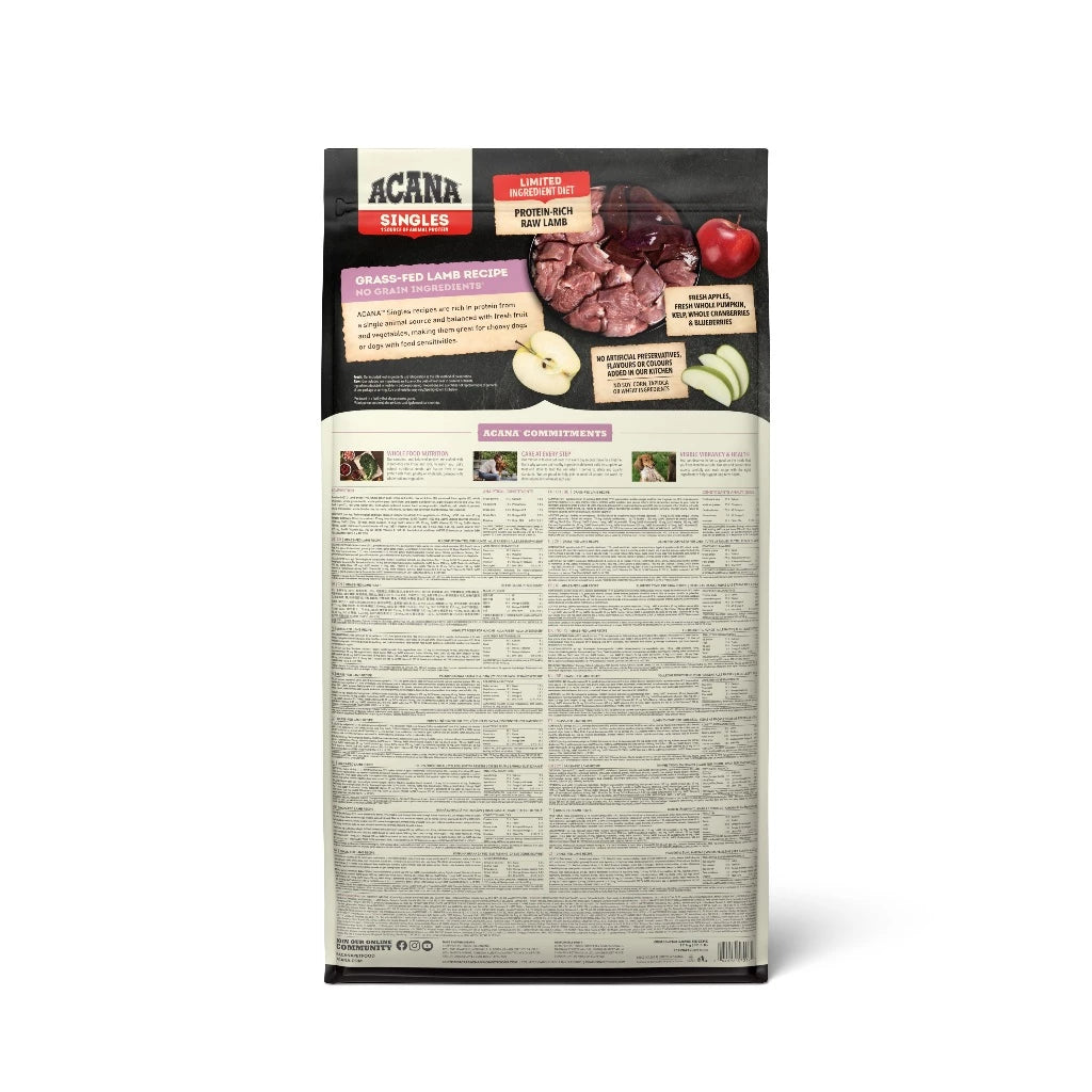 Super Deals! ACANA Freeze-Dried Infused Grass-Fed Lamb 11.4kg + Free 4kg
