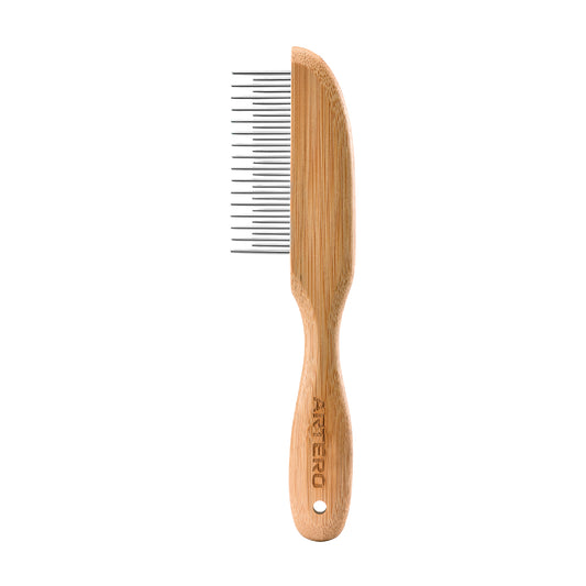 Comb, Rotating Pins Bamboo Handle