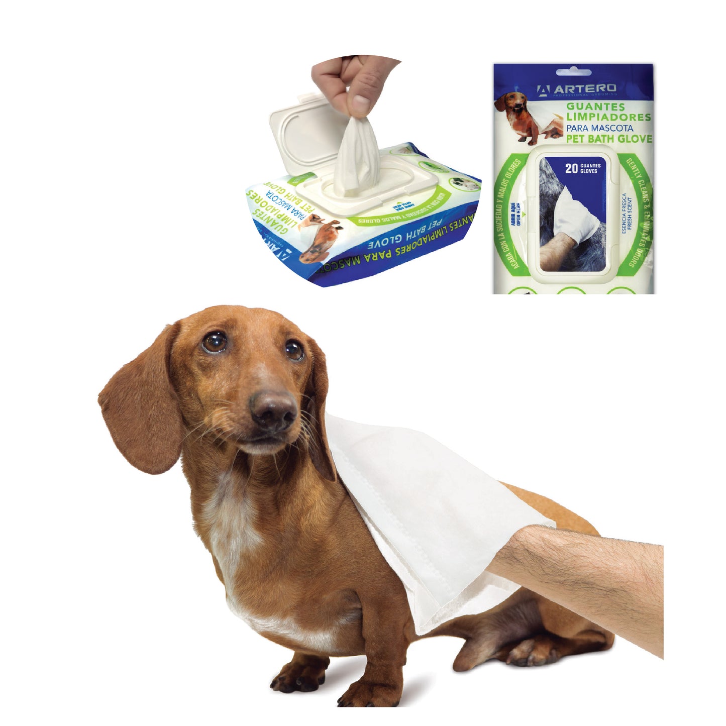 Pet Cleaning Gloves - ARTERO Singapore