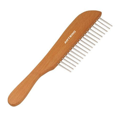 De-Matting Comb, Wooden Handle [P223] - ARTERO Singapore
